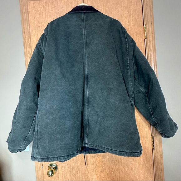 Carhartt C26 MOS Barn Jacket Canvas Quilted Arctic Coat Dark Green 3XL Reg USA - Picture 7 of 15